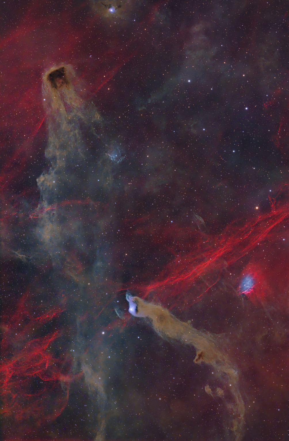 The Wolf's Cave and the Toast Nebula